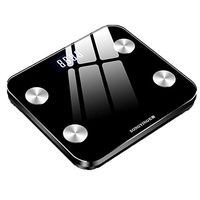 Daily necessities LTD Digital Weight Bathroom Scales, LCD Display Tempered Glass Anti-Rollover Precision Electronic Scale, USB Charging Bluetooth Data Display Human Body Electronic Scale