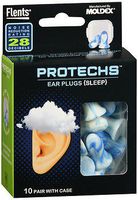 Flents Protechs Ear Plugs Sleep - 10 Pair, Pack of 4