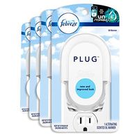 Febreze Plug In Air Freshener Scented Oil Warmer, 4 Count (Oil Not Included)