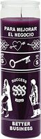 Indio Products Better Business Purple Candle - Silkscreen 1 Color 7 Day