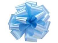 PMU Pom Pom - Pull Out Bows 5 Inch Robin's Eggs Pkg/100