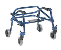 Inspired by Drive Nimbo 2G Lightweight Posterior Walker with Seat, Knight Blue, Extra Small