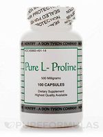 Pure L Proline 500 mg 100 Capsules