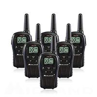 6-Pack Midland LXT500VP3 Two Way Radio, Rechargeable Batteries and Chargers
