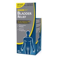 MagniLife Bladder Relief Rapid Fast-Acting Support for Overactive Bladder - Homeopathic Medicines Helps Reduce Urination Frequency & Leak Prevention from Coughing, Sneezing & Laughing - 125 Tablets