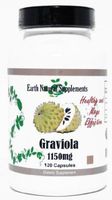 Graviola Leaves Powder*1150 Mg, 240 Capsules * By Earth Natural !!!!! (2 Bottles)