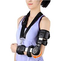 Arm Orthosis Forearm Fracture Fixation Orthosis, Adjustable Elbow Orthosis Arm Cuff Brace Elbow Rehabilitation for Arm Fracture Medical Splint,Right