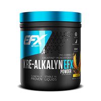 New EFX Kre-Alkalyn | PH Correct Creatine Monohydrate | Patented Formula, Gain Strength, Build Muscle & Enhance Performance | Mango - 220 Grams / 110 Serving