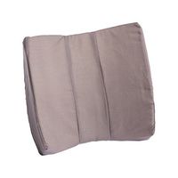 Hermell Products Softeze Memory Foam Lumbar Cushion with Grey Polycotton Cover