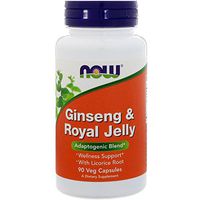 Now Foods Ginseng & Royal Jelly, 90 caps ( Multi-Pack)