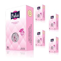 Pufai Reusable Cigarette Filters Regular Type Compatible 8mm 150 Pieces 5 Boxes Pink