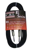 CBI BL2A 1/4" TRS To 1/4" TRS Balanced Guitar Instrument Cable, 20 Feet