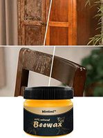 Wood Seasoning Beewax Beeswax Polish for Wood & Furniture, All-Purpose Beewax for Wood Cleaner and Polish Wipes - Non Toxic for Furniture to Beautify & Protect, No Build-Up (1pcs)