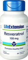 Life Extension Resveratrol Promotes Longer Life 100 mg, 60 Vegetarian Capsules