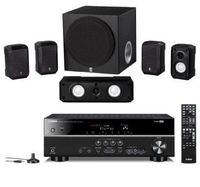 Yamaha 5.1 Channel 600 Watt Surround Sound Home Theater System with 8" Advanced YST Subwoofer