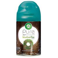 Air Wick Freshmatic Automatic Spray Refills with Natural Essential Oils, Woodland Pine - 5.9 Oz / 167 g x 6 Pack