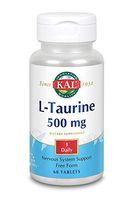 Kal 500 Mg L-Taurine Tablets, 60 Count
