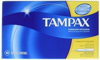 Tampax Tampons Regular 10 Each (Pack of 12)