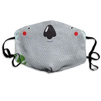 Face Mask Cute Fat Koala Unique Cycling Half Face Earloop Dust Mask for Man
