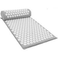 Xuan Yu Massage Yoga Mat Massage Mat Acupuncture Points to Relax Muscle Pain Cervical Pillow Back Massage Cushion (Color : F)