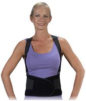 Bilt-Rite Mastex Health 8 Inch Econo-Rite Industrial Support, Black, Small