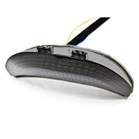 Krator ITL016 Brake Light (Honda CBR 600 1000 Rr Smoke Led Tail/with Turn Signals (2003-2007))