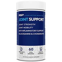 RSP Glucosamine Chondroitin MSM, Joint Support Supplement for Men and Women, Triple Strength Anti Inflammatory, Antioxidant Joint Pain Relief, 180 Caps (Packaging May Vary)