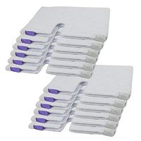 Pack of 12, The Elixir Eco Green Washable Microfiber Replacement Mop Pads Cleaning Pads Replacement for Shark Steam Pocket Mops, S3501 S3601 S3550 S3901 S3801 S3901