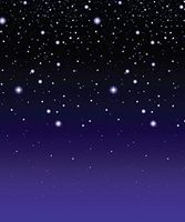 Starry Night Backdrop Party Accessory (1 count) (1/Pkg)