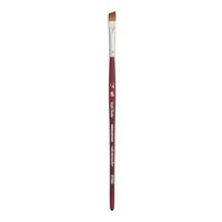 Princeton Velvetouch Artiste, Mixed-Media Brush for Acrylic, Watercolor & Oil, Series 3950 Angle Shader Luxury Synthetic, Size 1/4 inch
