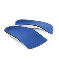 Aland Shoe Pads,Universal Thin Arch and Heel Supports Orthotic Shoe Insole Foot Corrector Tool Blue + White L