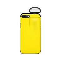 Jonerytime 2 in 1 Wireless Headset Set Protection for iPhone 7 Plus/8 Plus and for AirPods (Yellow)