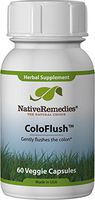 Native Remedies ColoFlush - All Natural Herbal Supplement for Gentle Flushing of The Colon - Supports Healthy Functioning of The Digestive System - 60 Veggie Caps