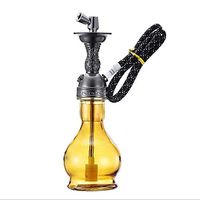 Maerye Shisha Hookahs Arabian Shisha Pot Washable Tobacco Cigarette Dual Filter