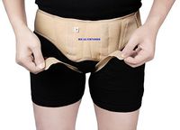 Healthnode(TM) Inguinal Hernia Support Belt/Hernia Belt Support Truss with Special Foam Pads - Superior Comfort and Adjustable Pressure by HealthNode (Medium) Beige Color