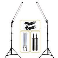 GIJUANRING 2x36W Photography Dimmable LED Video Light,5600K Light Photo Lighting Kit for Camera Photo Studio Shooting,Professional LED Light with Tripod Stand
