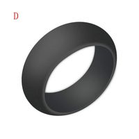 Coedfa Silicone Rings for Men and Women Wedding Ring Rubber Wedding Bands for Men & Women - Skin Safe, Soft, Comfortable (D, 6)