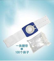 YAMEIJIA Bags Ostomy Belt Drainable Urostomy Bag After Colostomy Ileostomy Pouch Ostomy Belt with Bag1pc belt-100pcs Bags