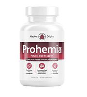 Prohemia Natural Blood Builder and Support for Healthy Iron Levels, Oxygen and Red Blood Cells Production, Gluten-Free, Non-GMO - 60 Tablets