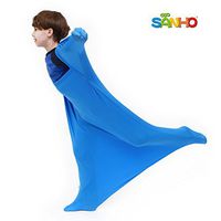 SANHO Premium Sensory Sock Budy Sock, Perfect for Children with Sensory Processing Disorder, Updated Version (Blue, Small)