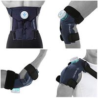 Medilepo All-in-One ABI (All Body Icing) Support Flexible Body Ice Pack for Physical Therapy, Design All Body Ice Pack Use for Shoulder, Back of Neck, Waist, Elbow, Knee, Calf, Ankle and Thighs.