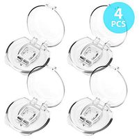 Anti Snoring Device, Snoring Solution, Silicone Magnetic Anti Snore Transparent Nose Clip, Stop Snoring Device, Snore Tools, Professional Relieve Snore Mini Comfortable Sleep (4 Pack)