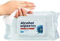 Alcohol Wipes, 75% Alcohol Wet Wipes 50PCS Suitable for All-Purpose Cleaning