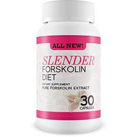 Slender Forskolin Dietary Supplement- 100% Natural, Pure, Potent Ingredients(Best Coleus Forskohlii on the Market) - Safe Weight Loss Supplement for Women & Men, 30 capsules