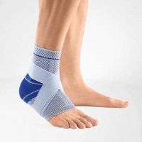 Bauerfeind - MalleoTrain S - Ankle Support - The Ankle Support You Need Doing Physical Activity - Right Foot - Size 3 - Color Titanium