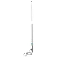 Shakespeare 4039; Centennial VHF Antenna, MFG# 5104, 3 dB gain, White hi-Gloss Fiberglass w/Chrome 1"-14 Ferrule, 15039; RG-58, and PL-259. / SHA-5104 /