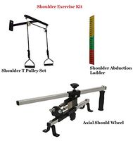 Acco Wall Mounting T Pulley, Abduction Shoulder Ladder and Axial Shoulder Wheel for Shoulder Exercise Kit…