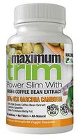 Most Effective Formulation MAXIMUMTRIM Garcinia CAMBOGIA with Green Coffee Bean Extract All Natural Weight Loss, Appetite SUPPRESSANT & Fat Burner.- Month Supply