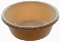 YBM HOME Round Plastic Wash Basin 1151 (24, Beige)
