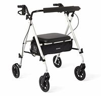 Medline Luxe Rollator, White